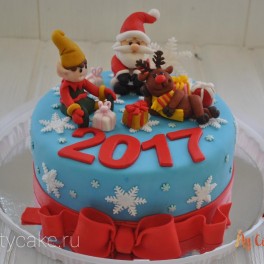 Новогодний торт на заказ в Красноярске