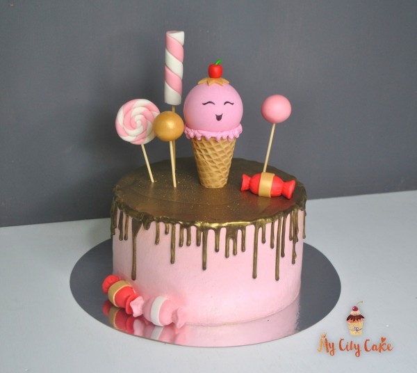 Торт «Веселый пломбир» торты на заказ Mycitycake