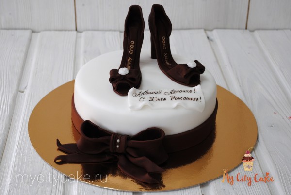 Торт с туфельками торты на заказ Mycitycake