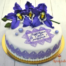 Цветочный торт на заказ в Красноярске