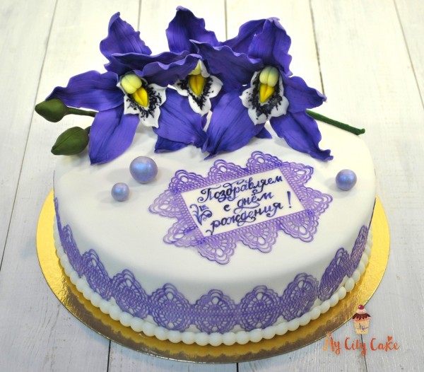 Цветочный торт торты на заказ Mycitycake