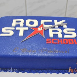 Корпоративный торт школа Рока на заказ в Красноярске