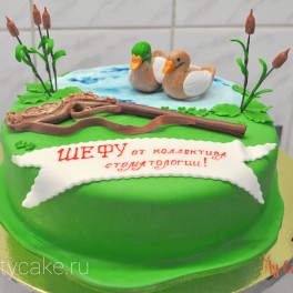Торт для охотника на заказ в Красноярске