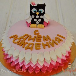 Детский торт с совой на заказ в Красноярске