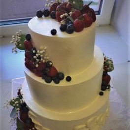Свадебный торт 39 на заказ в Красноярске
