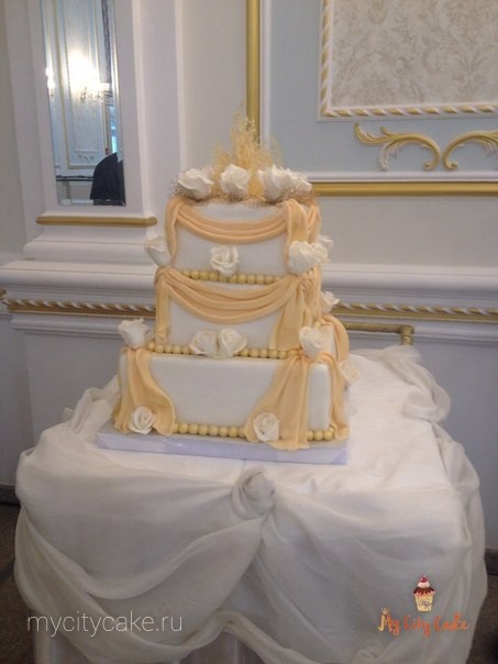 Торт свадебный торты на заказ Mycitycake