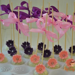 Кейк-попсы с бантиками на заказ в Красноярске