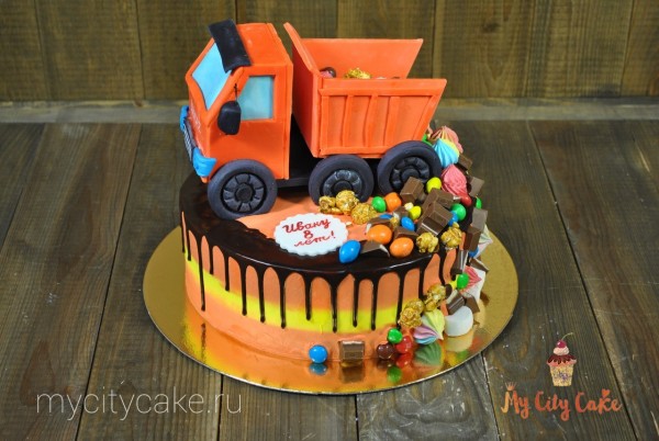 Торт с камазом торты на заказ Mycitycake