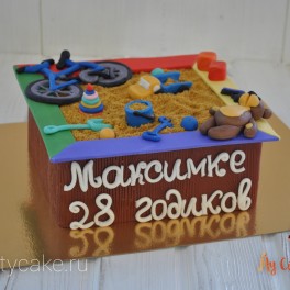 Торт для мужчины на 28 годиков на заказ в Красноярске