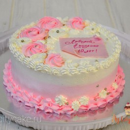 Нежный торт для девочки на заказ в Красноярске