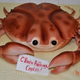 Торт в виде краба на заказ в Красноярске