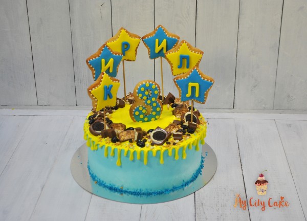 Торт с пряниками торты на заказ Mycitycake