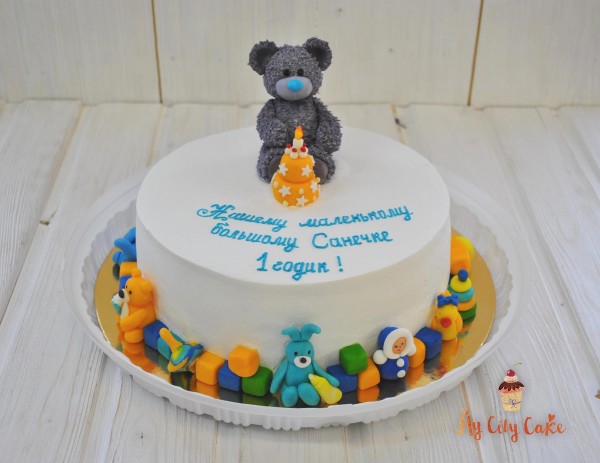 Торт с медвежонком торты на заказ Mycitycake