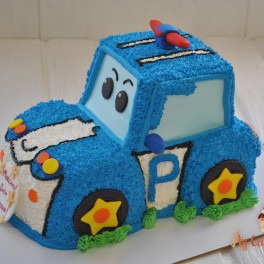 Торт в виде детской машинки 2 на заказ в Красноярске