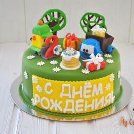 Торт с машинками на заказ в Красноярске