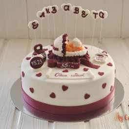 Торт на один годик для девочки на заказ в Красноярске