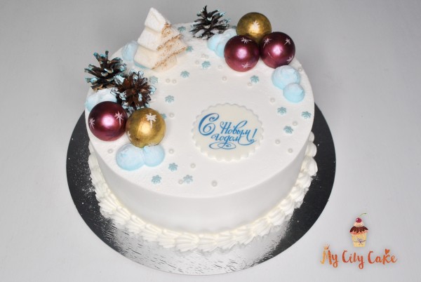 Торт на новый год торты на заказ Mycitycake