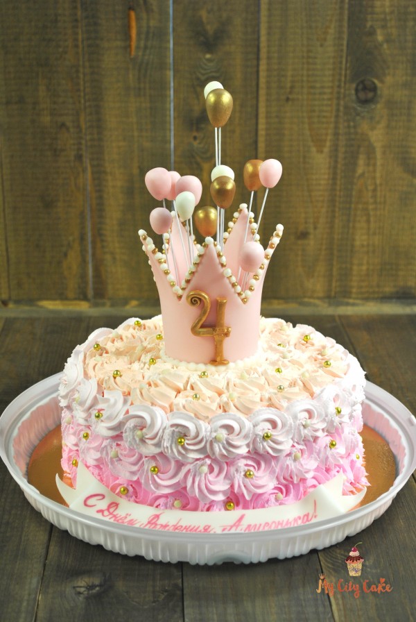 Торт для маленькой принцессы 2 торты на заказ Mycitycake