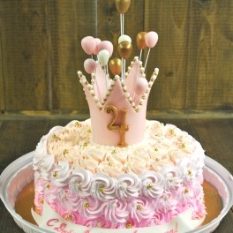 Торт для маленькой принцессы 2 на заказ в Красноярске