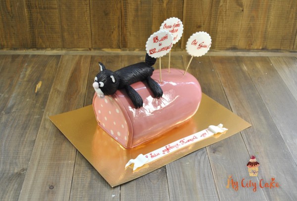 Торт кот с колбасой торты на заказ Mycitycake