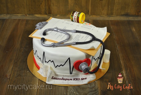 Торт для врача торты на заказ Mycitycake