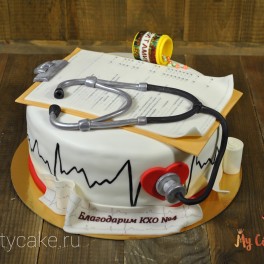 Торт для врача на заказ в Красноярске