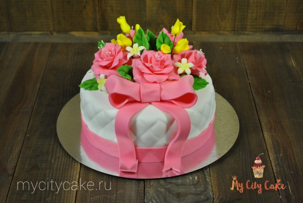 Торт с цветами торты на заказ Mycitycake
