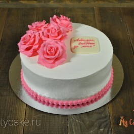 Торт с розами на заказ в Красноярске