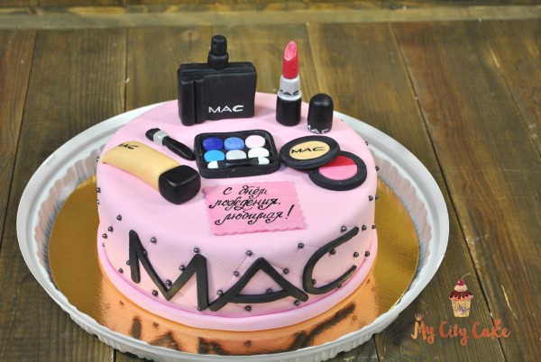 Торт с косметикой mac торты на заказ Mycitycake