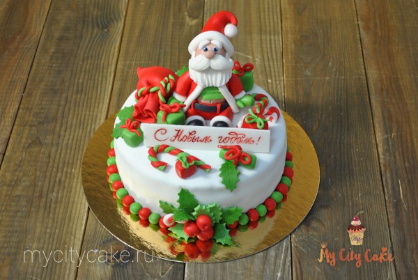 Торт Дед Мороз торты на заказ Mycitycake