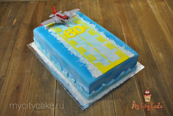Торт с самолетом 2 торты на заказ Mycitycake