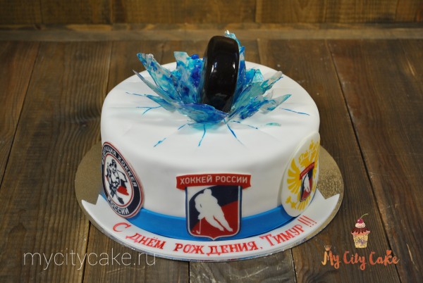 Торт для хоккеиста торты на заказ Mycitycake
