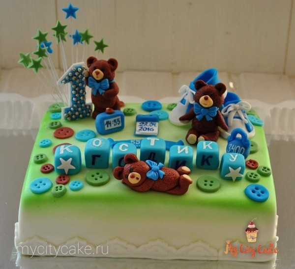 Детский торт для мальчика торты на заказ Mycitycake
