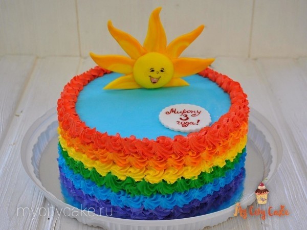 Торт солнышко торты на заказ Mycitycake