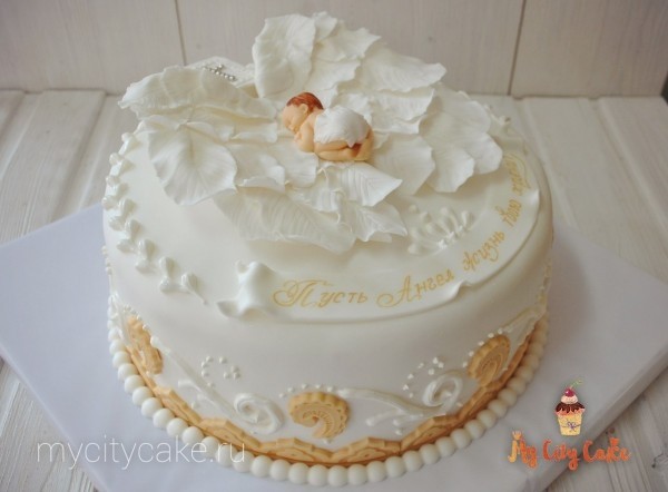 Торт на крестины торты на заказ Mycitycake