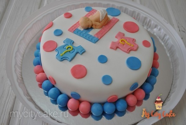 Торт: мальчик или девочка? торты на заказ Mycitycake