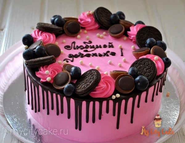 Торт для любимой дочери торты на заказ Mycitycake