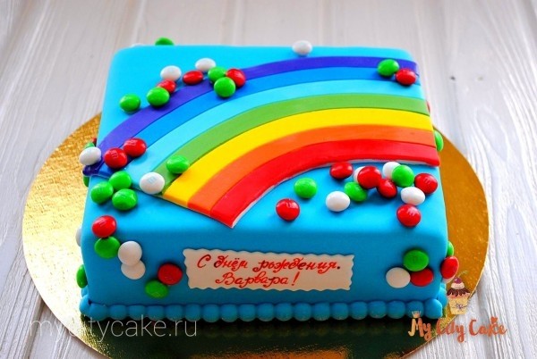 Торт Радуга торты на заказ Mycitycake