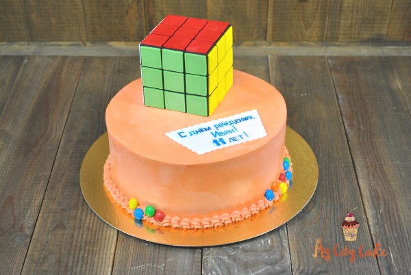 Торт Кубик Рубика торты на заказ Mycitycake