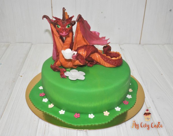 Торт Дракон торты на заказ Mycitycake