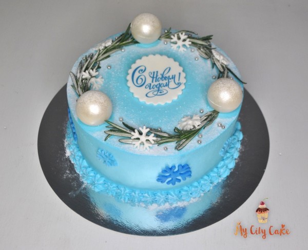 Торт «С новым годом!» торты на заказ Mycitycake