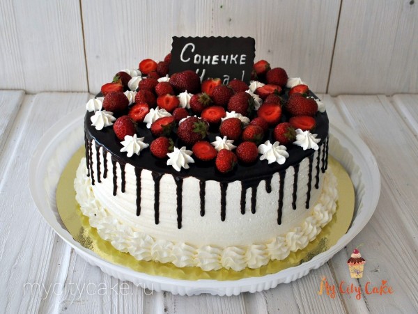 Торт с малиной торты на заказ Mycitycake