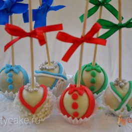 Кейк-попсы для свадьбы на заказ в Красноярске