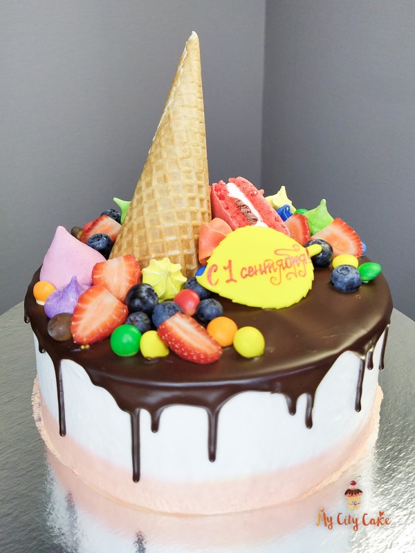 Торт на 1 сентября торты на заказ Mycitycake