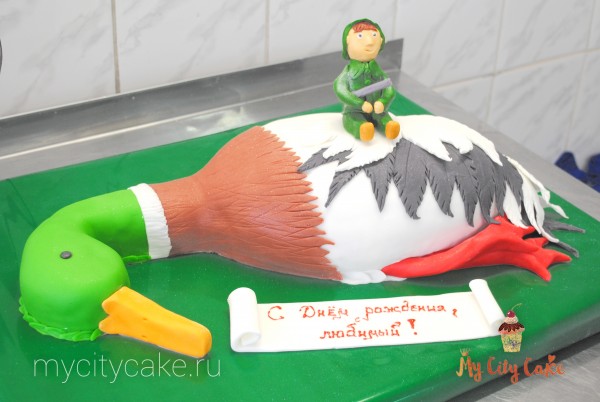 Торт для охотника торты на заказ Mycitycake