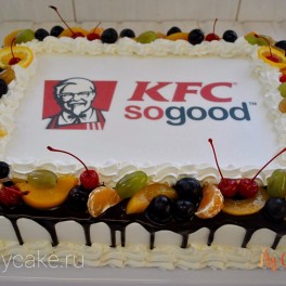 Корпоративный торт KFC на заказ в Красноярске