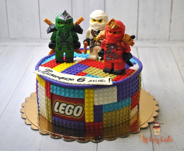 Лего-торт торты на заказ Mycitycake