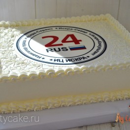 Корпоративный торт Искра на заказ в Красноярске