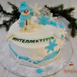 Корпоративный торт на новый год на заказ в Красноярске