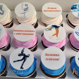 Капкейки для фигуристки на заказ в Красноярске